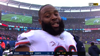 Akiem Hicks Pulls Off Near-Perfect Imitation Of William "The Refrigerator" Perry To Score Fat Guy Touchdown